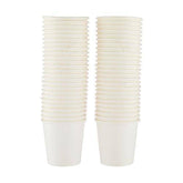 White Single Wall Paper Cups